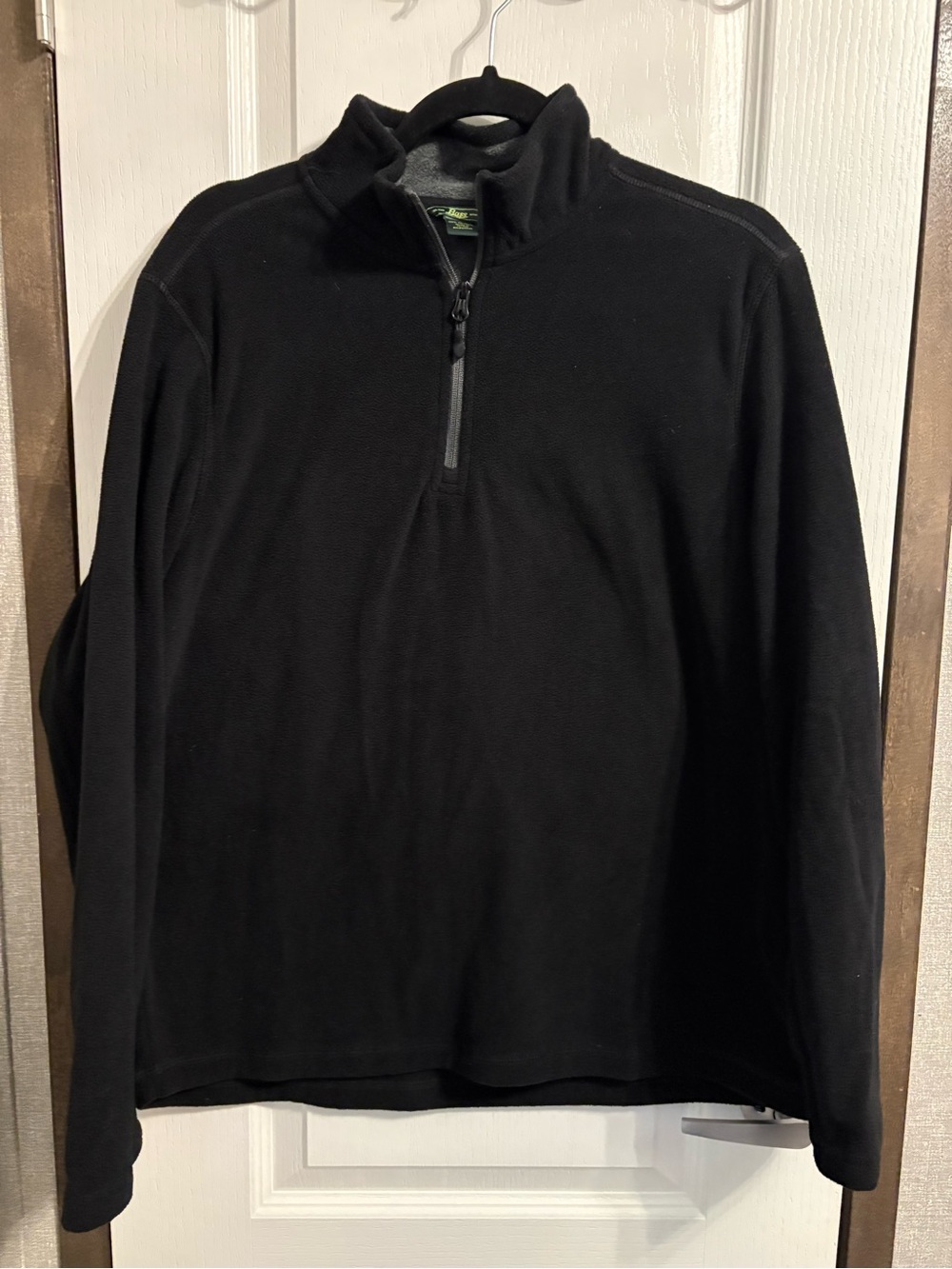 Men's Black Quarter-Zip Sweater